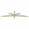 Ekena Millwork Davenport Rough Sawn Timber Gable Bracket, Douglas Fir, 108"W x 22"H x 4"D x 4"F, 5/12 Pitch GBW108X22X0404DAV00RDF - alternate 1